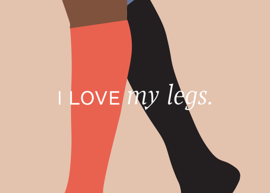 Illustrazione I love my legs
